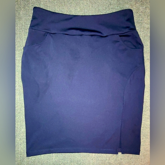 Rimless 7 pencil skirt size L in Navy Blue - Picture 8 of 8